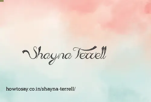 Shayna Terrell