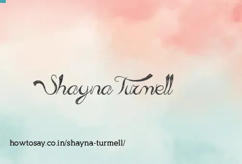 Shayna Turmell