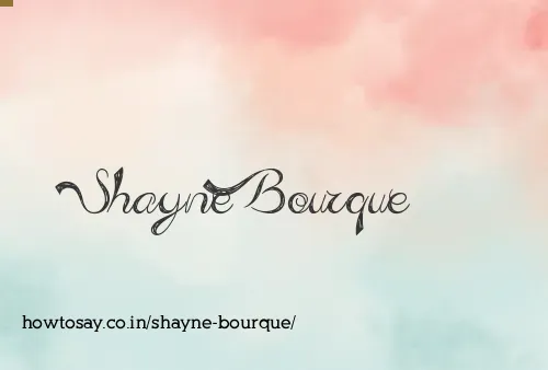 Shayne Bourque