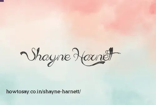 Shayne Harnett