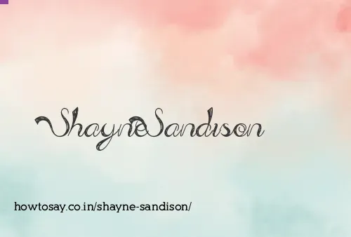 Shayne Sandison