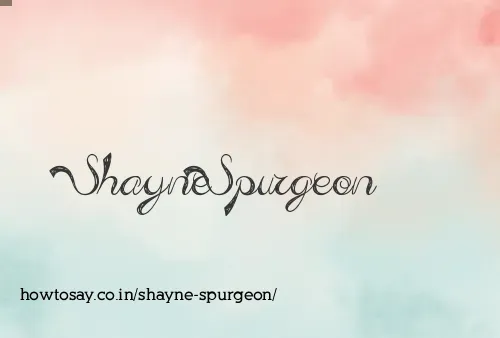 Shayne Spurgeon