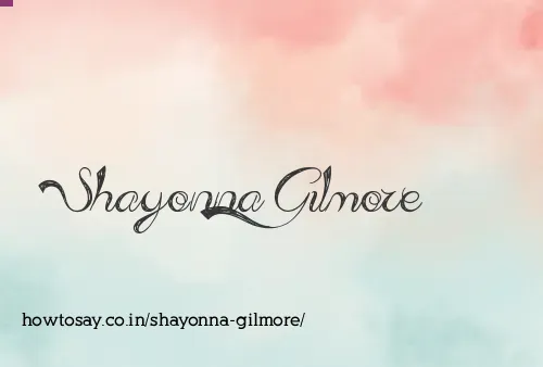 Shayonna Gilmore