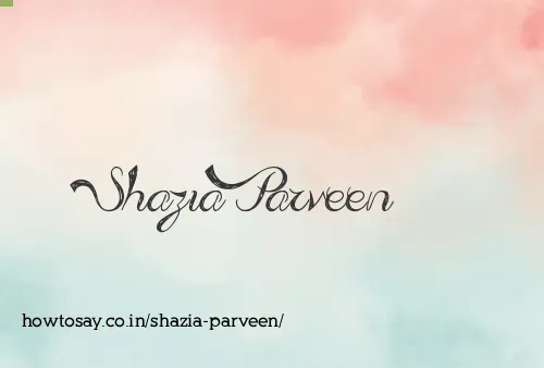 Shazia Parveen