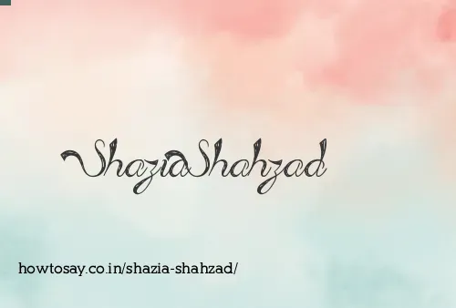 Shazia Shahzad