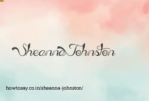 Sheanna Johnston