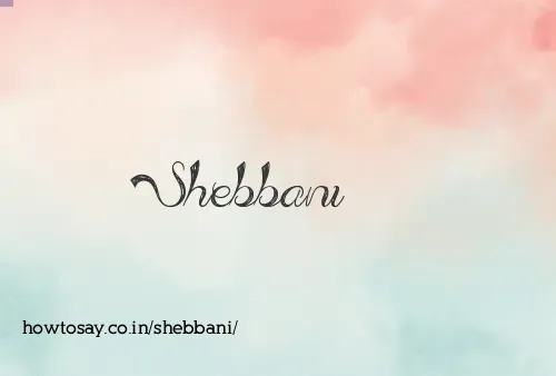Shebbani