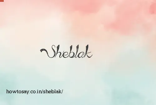 Sheblak