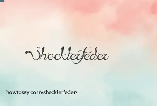 Shecklerfeder