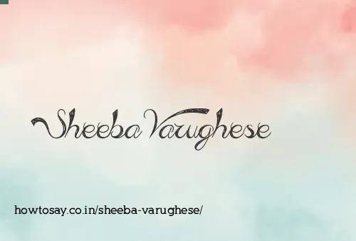 Sheeba Varughese