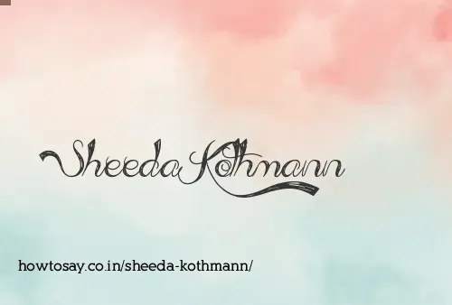 Sheeda Kothmann