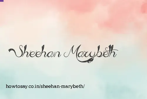 Sheehan Marybeth