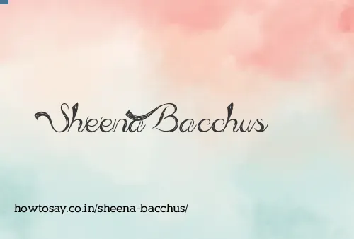 Sheena Bacchus