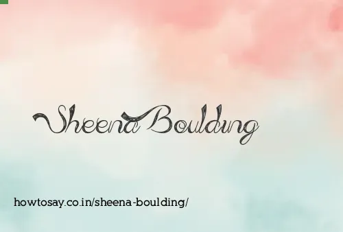 Sheena Boulding