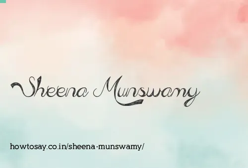Sheena Munswamy