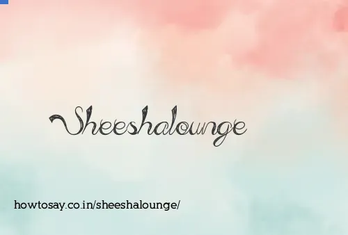 Sheeshalounge