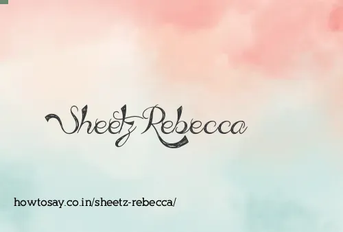 Sheetz Rebecca