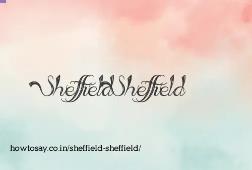 Sheffield Sheffield