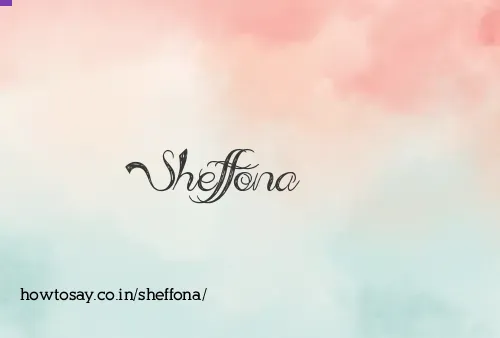 Sheffona