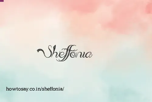 Sheffonia