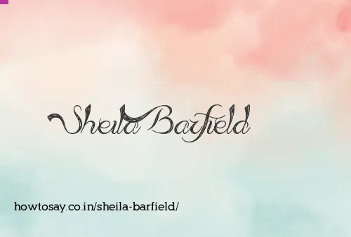Sheila Barfield