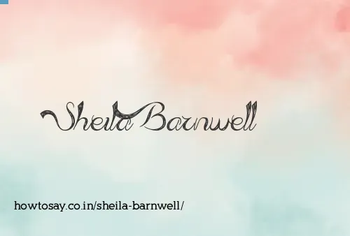 Sheila Barnwell