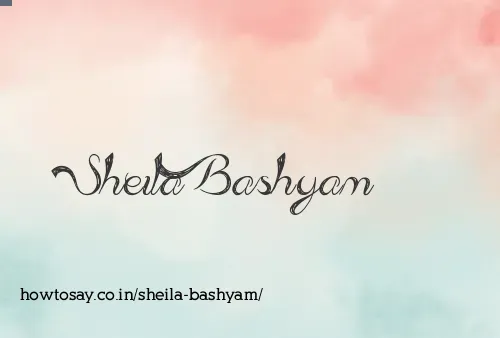 Sheila Bashyam