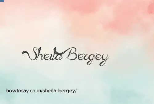 Sheila Bergey