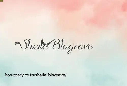 Sheila Blagrave