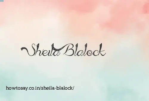 Sheila Blalock