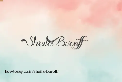 Sheila Buroff