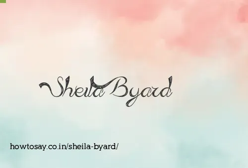 Sheila Byard
