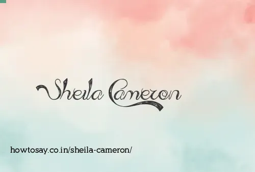 Sheila Cameron
