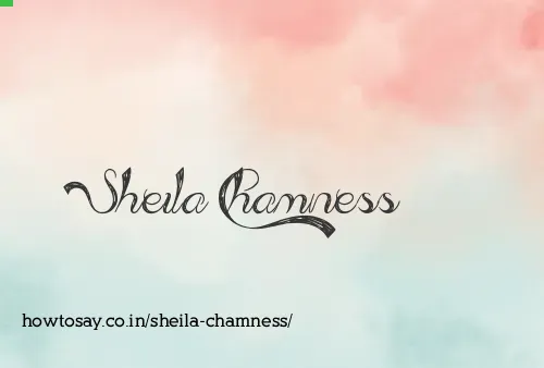 Sheila Chamness