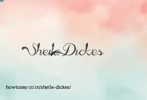 Sheila Dickes