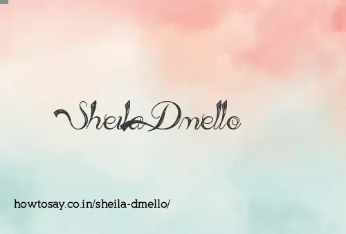 Sheila Dmello