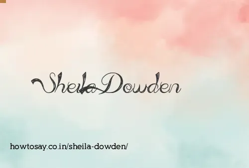 Sheila Dowden