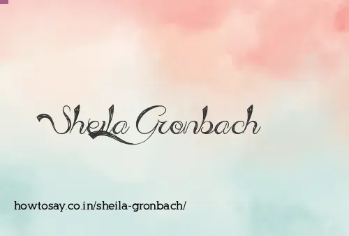Sheila Gronbach
