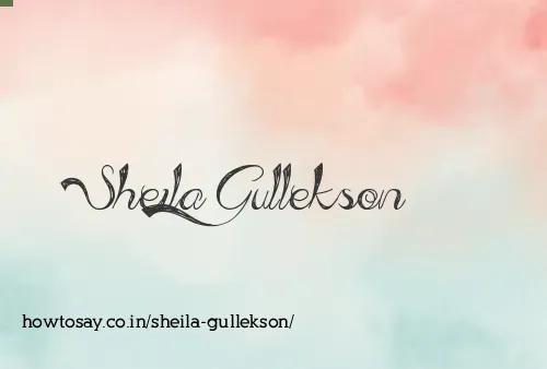 Sheila Gullekson