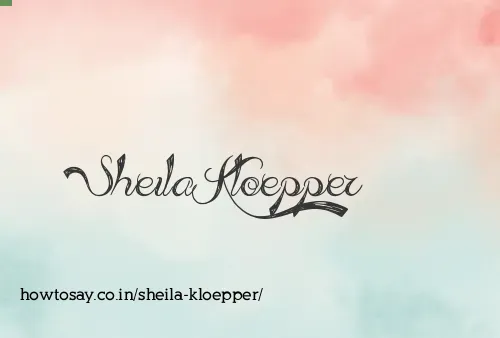 Sheila Kloepper