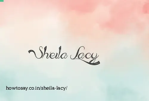 Sheila Lacy