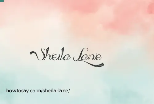 Sheila Lane