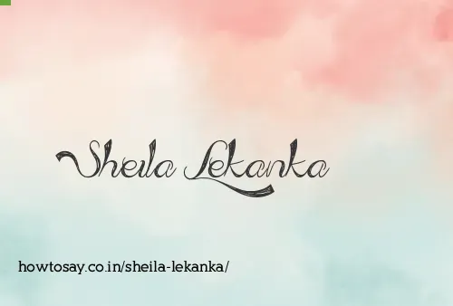 Sheila Lekanka