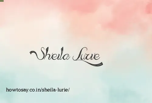 Sheila Lurie