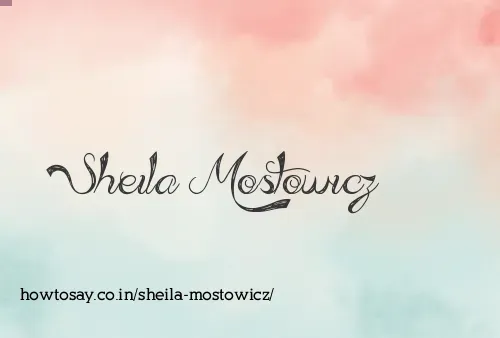 Sheila Mostowicz