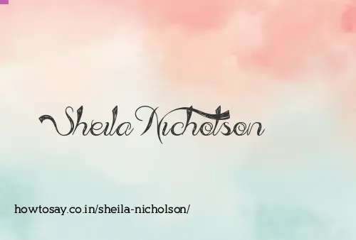 Sheila Nicholson