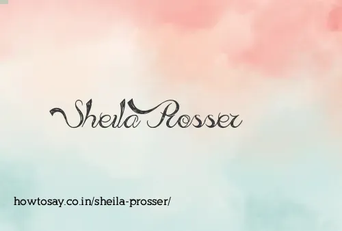 Sheila Prosser