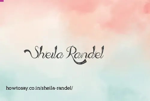Sheila Randel
