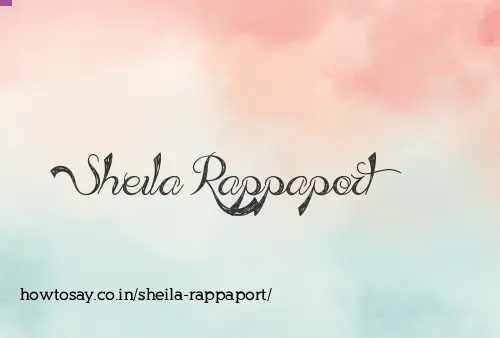 Sheila Rappaport