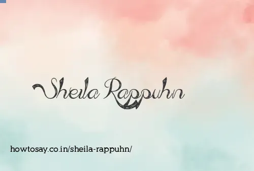 Sheila Rappuhn